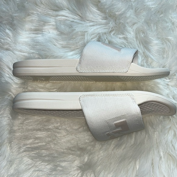 🆕 APL Men’s Big Logo Techloom Slide in Ivory/Beach Size 10 UNISEX - Picture 5 of 10